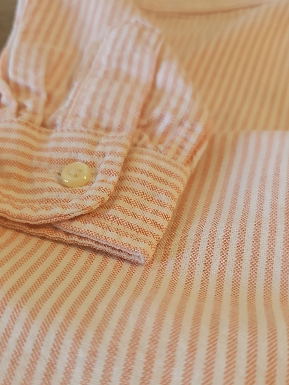 Ralph Lauren Light Pink & White Striped Toddler Button-Down Shirt